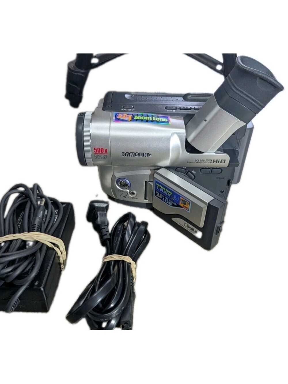 Samsung Camcorder SCL610 Hi-8 Video Transfer 8 mm 550x Digital Zoom Tested